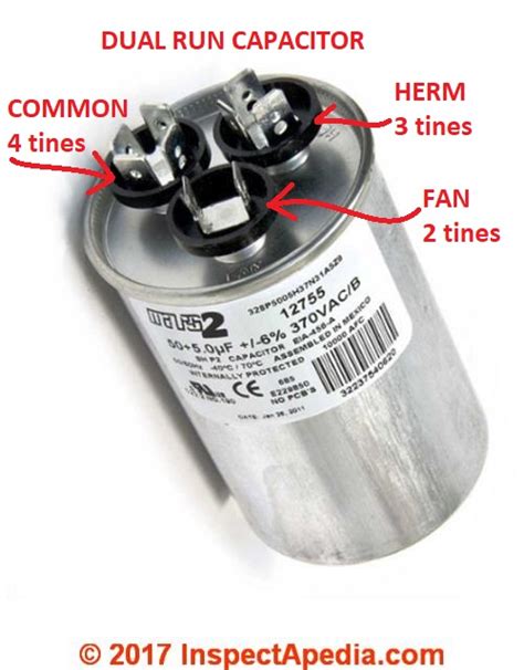 motor start capacitor specs